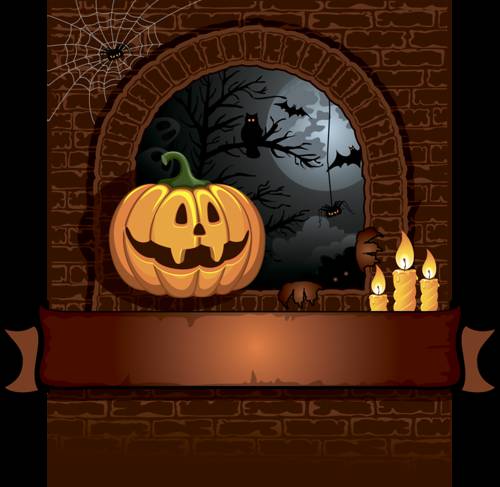 Kartka na Halloween 1080 - życzenia na Halloween - Wyślij SMSem