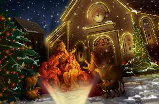 Kartka na Na Boże Narodzenie 159 - życzenia na Na Boże Narodzenie - Wyślij SMSem